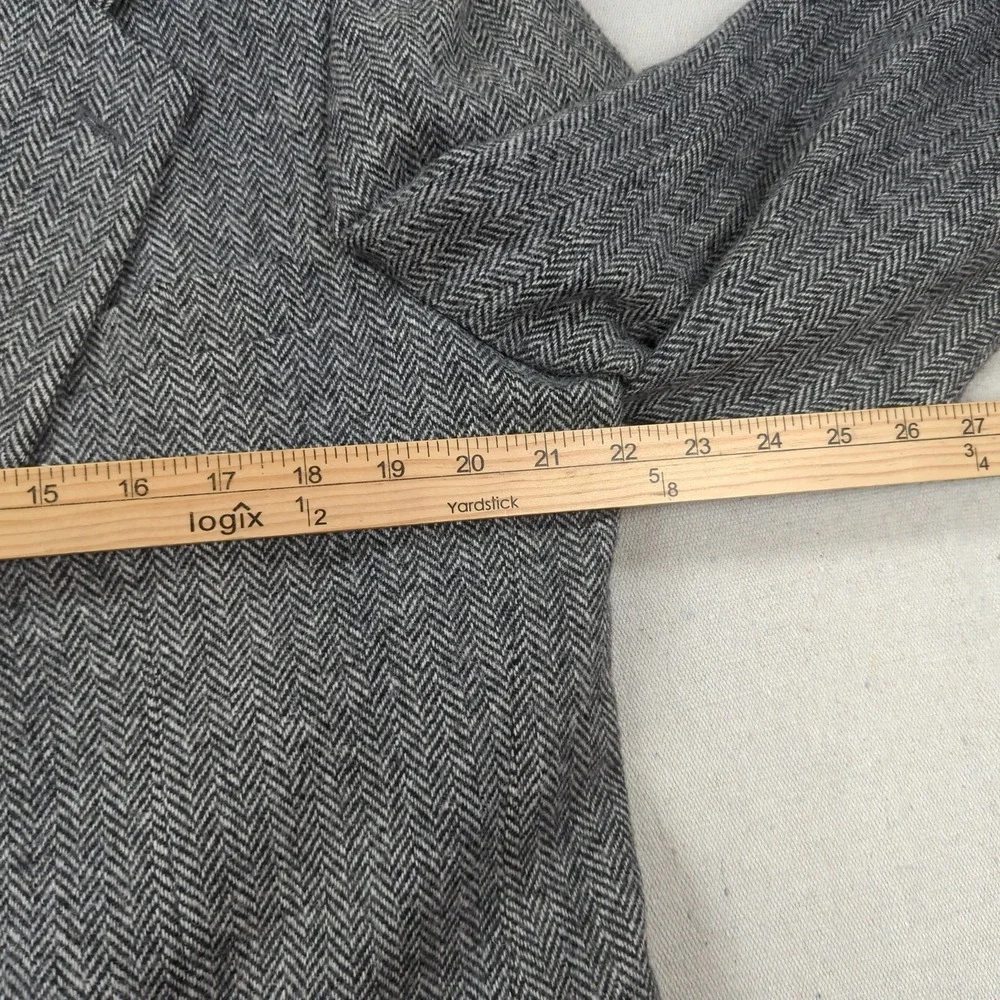 Orvis Blazer Mens 42R Gray Wool Herringbone Sport Coat Jacket USA Made